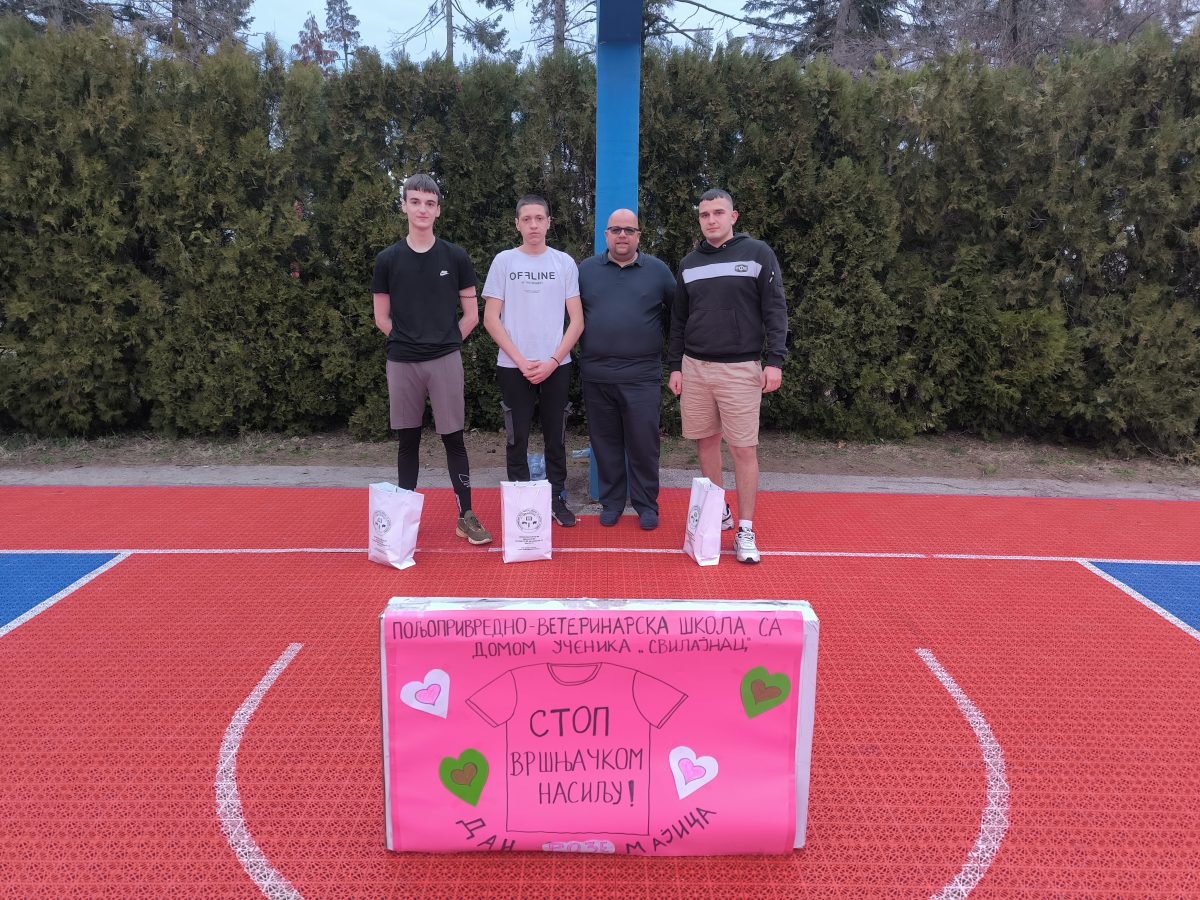 Обележен Међународни дан борбе против вршњачког насиља у Пољопривредно-ветеринарској школи “Свилајнац”