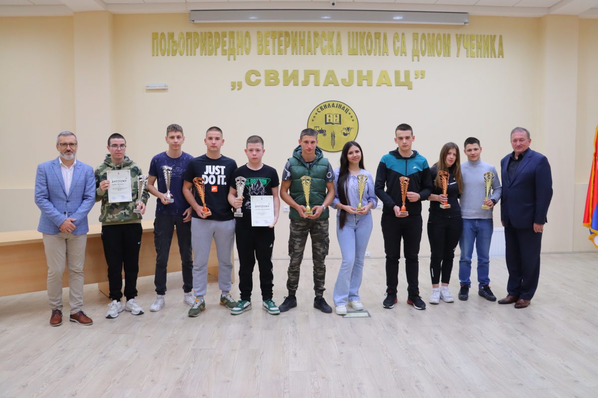 Успеси ученика Пољопривредно-ветеринарске школе са домом ученика „Свилајнац“ на републичким такмичењима
